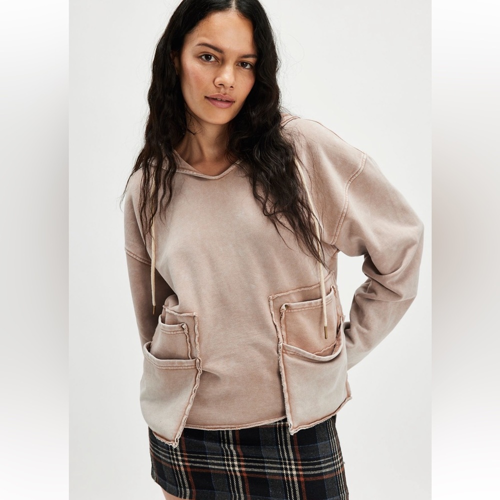 FP x One Teaspoon Sand Oversized Pocket Hoodie